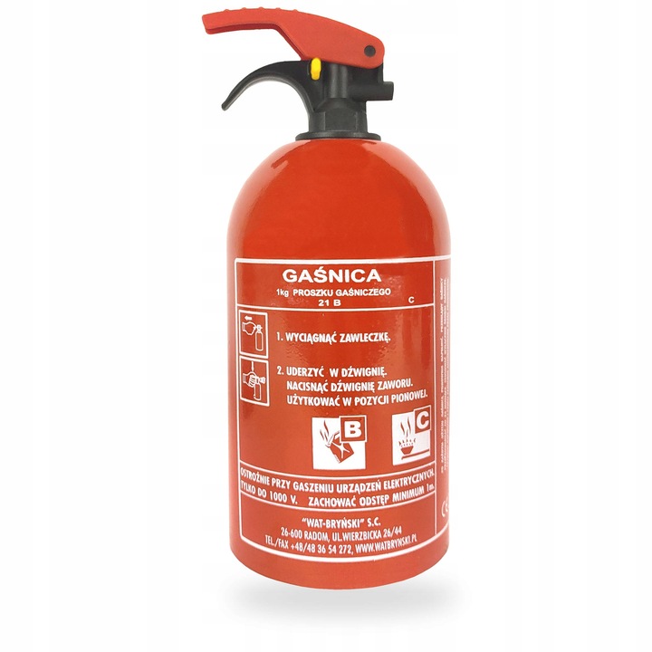 POLSKA UNIVERSAL EXTINGUIDOR DE AUTOMÓVIL PARA AUTO 1KG 