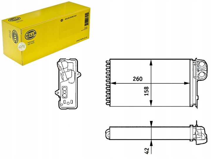 CHAUFFAGE HELLA 7701205450 7701205451 189280N photo 1 - milautoparts-fr.ukrlive.com