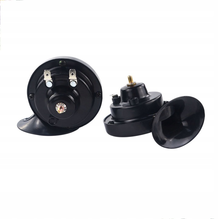 1PAIR NOIR CAR BELL HAUT-PARLEURS MOTOCYCLETTE SIMPLE TRWALE BEZPIECZENSTWO
