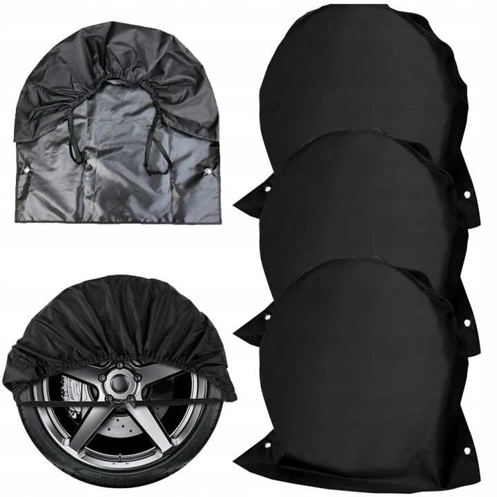 KIT 4 PCS HOUSSES SUR ROUES PNEUS JANTES 27-29 ÉTRIERS HOUSSE RÉSISTANT À L'EAU