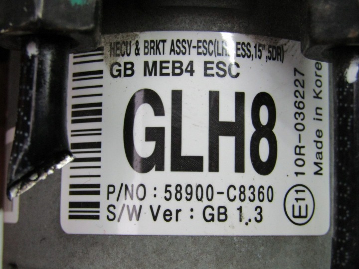 I20 II 1.0 T-GDI 17R POMPE ABS CONTRÔLEUR 61589-45200 58900-C8360