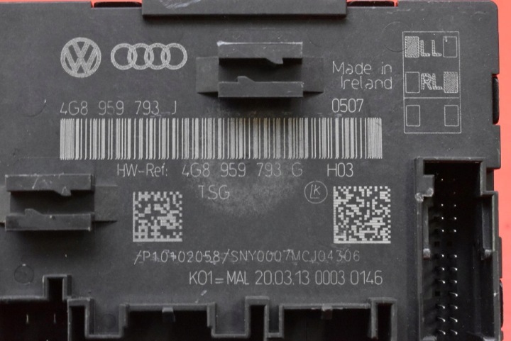 CONTRÔLEUR MODULE PORTES GAUCHE AVANT 4G8959793J AUDI A6 C7 UNIVERSEL 10-14