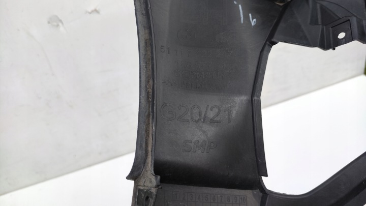 BMW 3 G20 G21 GLISSIÈRE FIXATION PARE-CHOCS GAUCHE AVANT AVANT 7422247 (TC445)