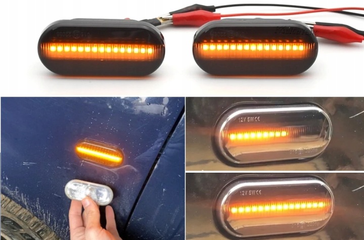 CLIGNOTANTS LED DYNAMIQUE NOIR SEAT VW FORD
