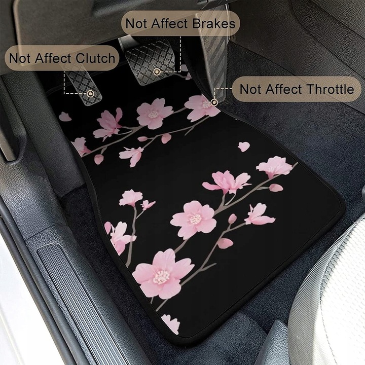 MATY PODLOGOWE AUTOMOBILINIAI CHERRY BLOSSOM 4 VIENETŲ nuotrauka 4