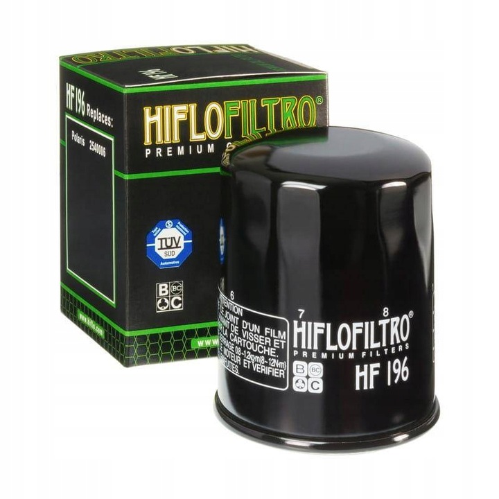 HIFLO FILTRAS ALYVOS HF196 MOTOCIKLAI nuotrauka 2