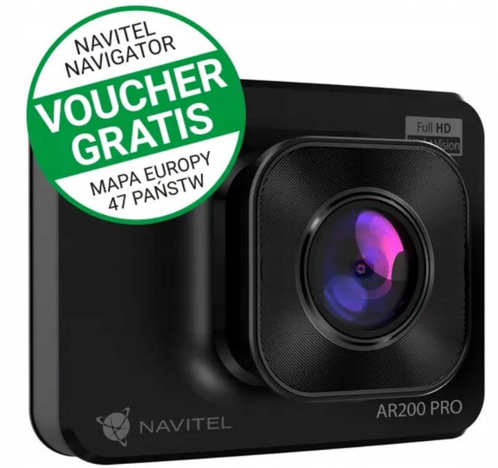 Wideorejestrator Navitel AR200 PRO FHD + 64GB