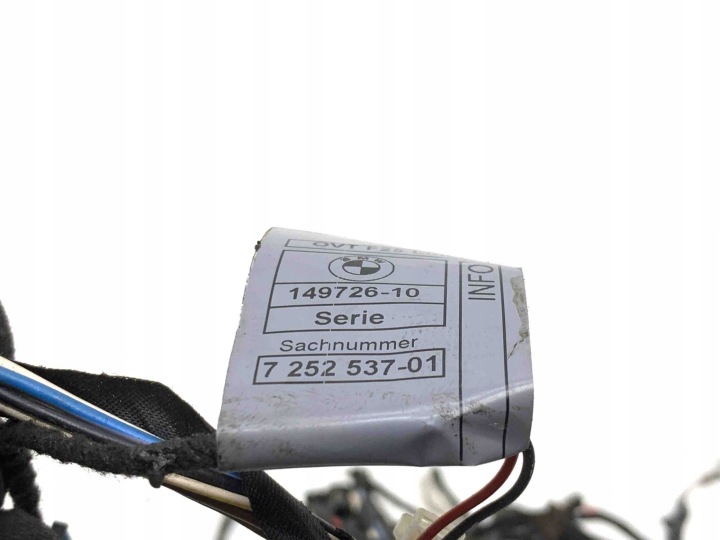 FAISCEAU DE CÂBLES AVANT GAUCHES PORTES BMW X3 (F25) 9252376 3.0L GASOLINE 190KW 2011