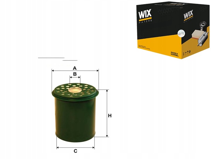 FILTRO COMBUSTIBLES / CUERPO DE FILTRO WIXFILTERS WF8167 