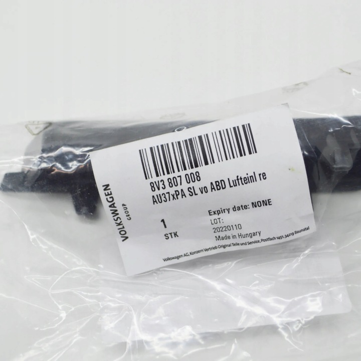 ORIGINE VAG OE 8V3807008 COUVERTURE