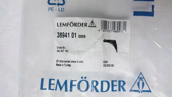 LEMFORDER BRAS DE SUSPENSION VW DROIT A100/A6 91- LE