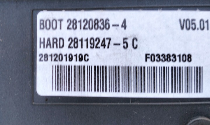 MODULE BOÎTE FUSIBLES FUSIBLE CITROEN C5 III X7 9664058880
