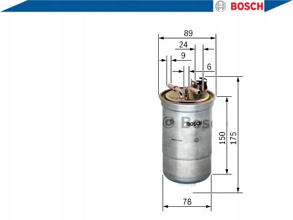 FILTRE CARBURANTS VW DIESEL 87-