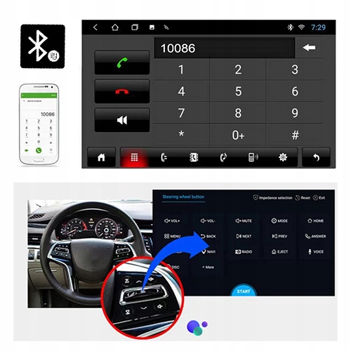 RADIO NAVEGACIÓN ANDROID TOYOTA AVALON 2006-2010 