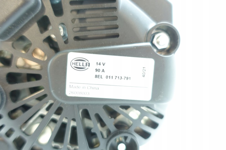 ALTERNADOR KIA VENGA CEED PRO CEED 1.4 1.6 8EL011713-791 HELLA 373002B710 