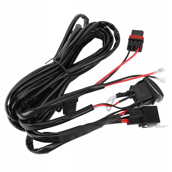 DC12V UTV MOULURE SWIETLNA LED FAISCEAU DE CÂBLES FILS 300W 14AWG