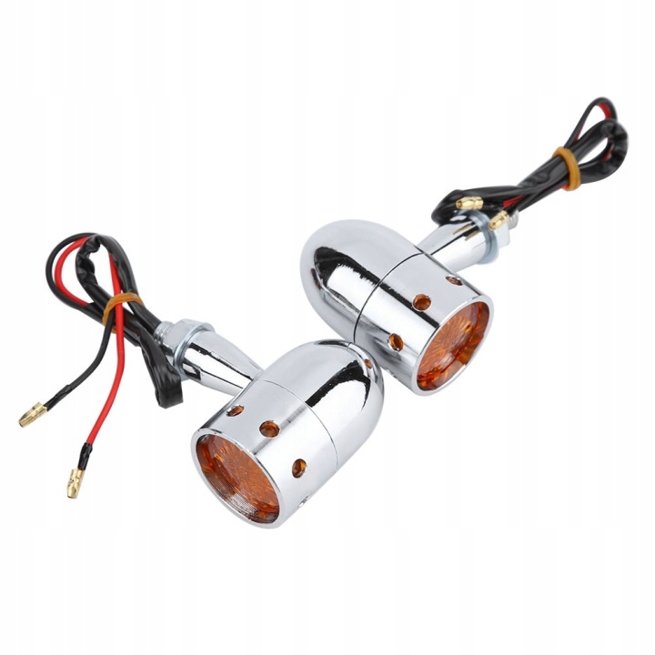 MOTOCYCLETTE DANS STYLU RETRO BULLET CLAIR CLIGNOTANT LED AMPOULE 9H