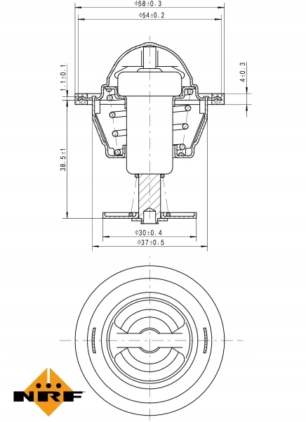 NRF 725083 TERMOSTAT, MATERIAL DE REFRIGERACIÓN 