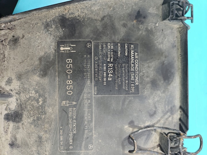 ADMISSION AIR MERCEDES W203 2.0 KOMPRESSOR