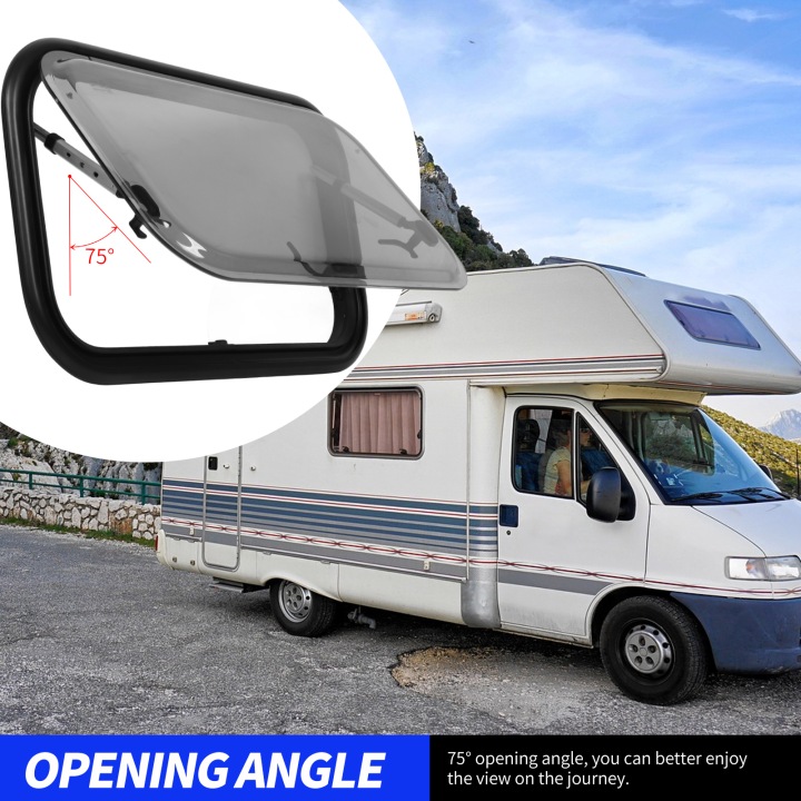 VITRE RV L700 H400 MM AVEC EKRANEM SUNSHADE DOUBLE WARSTWOWA SZKLANA 1P
