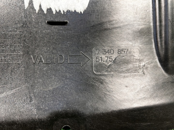 BMW 3 G20 G21 PLAQUE PROTECTION SOUS MOTEUR 7340857
