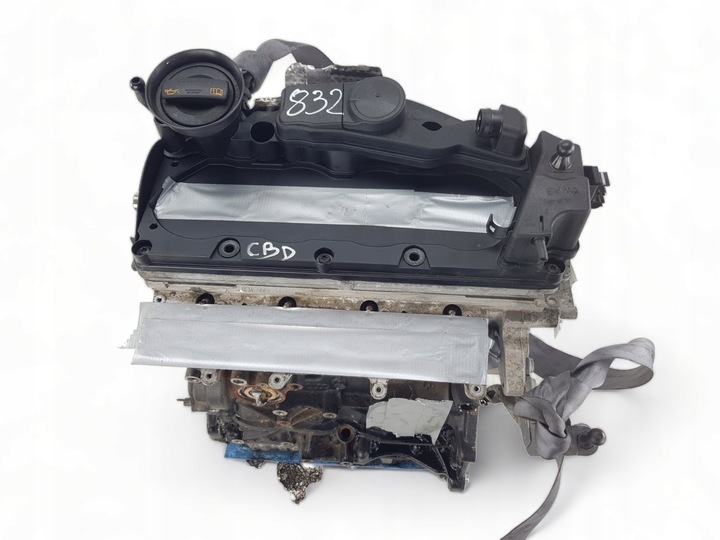 MOTOR PASSAT B6 GOLF VI JETTA 3 YETI 2.0 TDI CBD @ POMIAR KOMPRESJI @ 