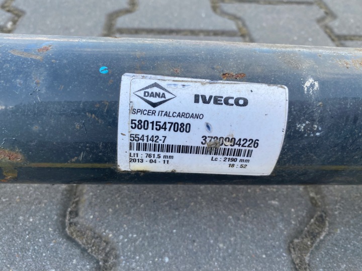IVECO DAILY 06- 305CM 3.0 JTD HPI ARBRE DE TRANSMISSION PEDNY 1T