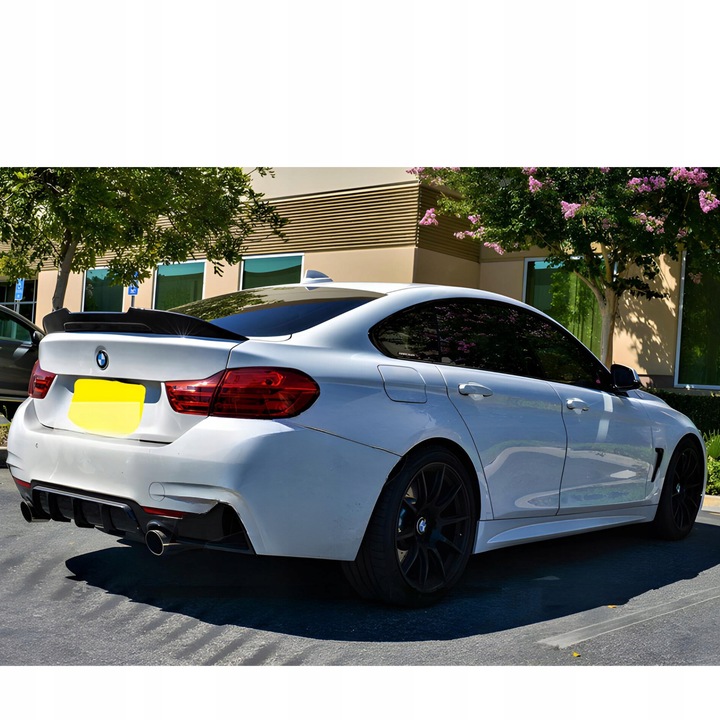 SPOILER BRIDA PSM BMW F36 NEGRO LUSTRE SPOILER BRIDA PAQUETE M4 SPLITTER 