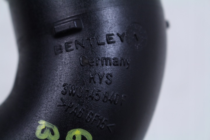 BENTLEY TUYAU FIL ÉCHANGEUR D'AIR DE SURALIMENTATION 3W0145840F