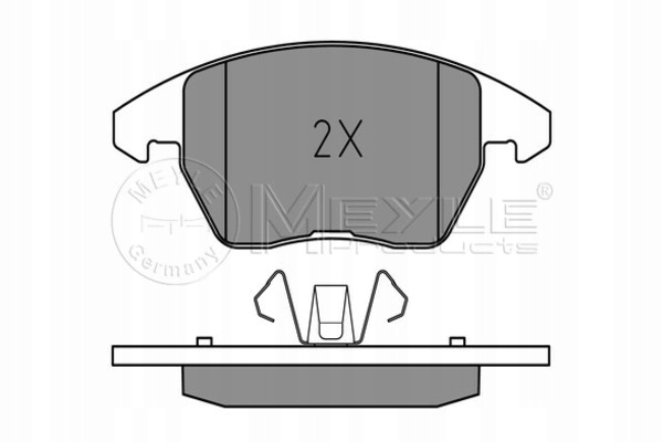 ZAPATAS HAM. CITROEN P. C4 2,0 04-11 0252358919 MEYLE 