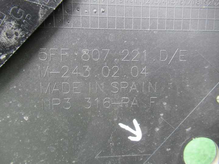 SEAT CUPRA FORMENTOR 5FF LIFT 24- PARE-CHOCS AVANT 5FF807221D/E 5FF807221D