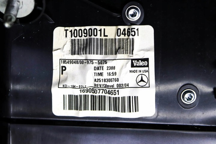 CHAUFFAGE MERCEDES-BENZ GL (X164) A2518300760 33822235 5.5L 285KW 2009