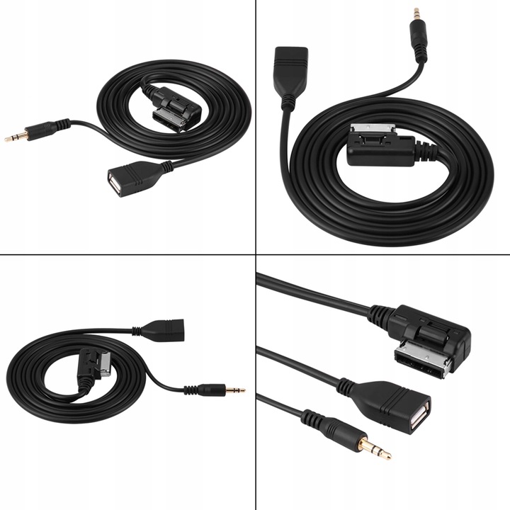 CAR AUDIO AUX CABLE ADAPTERA USB PARA MERCEDES GASOLINA 