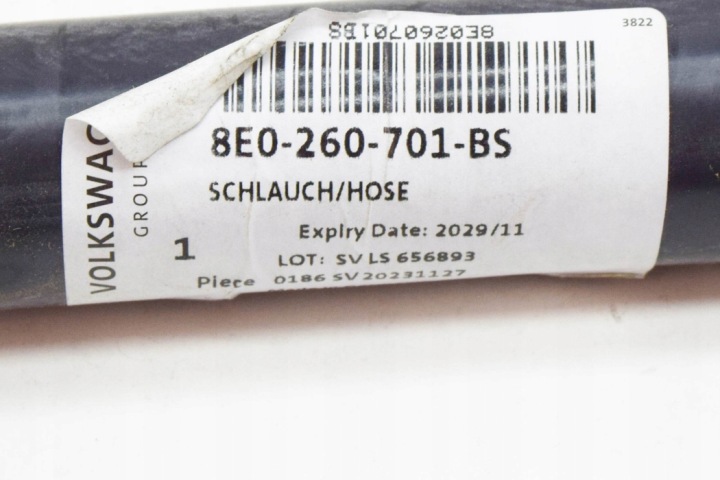 AUDI A4 B7 TUYAU REFROIDISSEMENT CLIMATISATION NEUF ORIGINAL 8E0260701BS