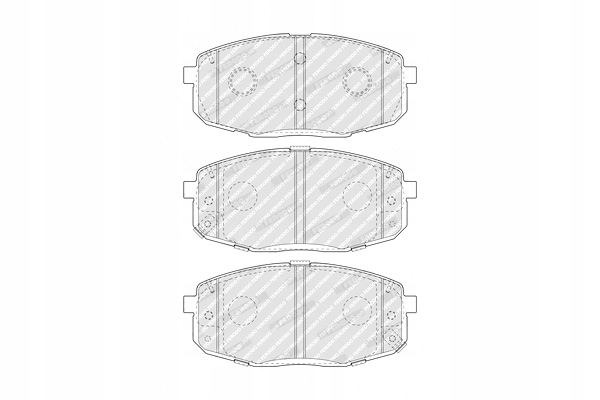 FERODO ZAPATAS DE FRENADO PARTE DELANTERA HYUNDAI CRETA KONA KONA SUV 1.0-2.0 