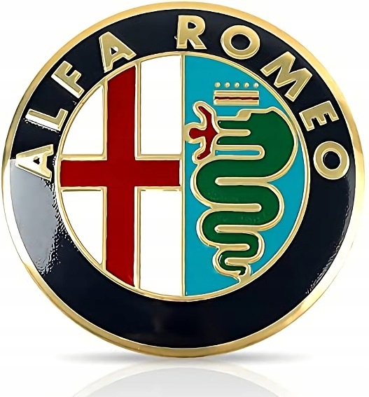 INSIGNIA EMBLEMA TRASERO ALFA ROMEO 147 159 166 74MM 