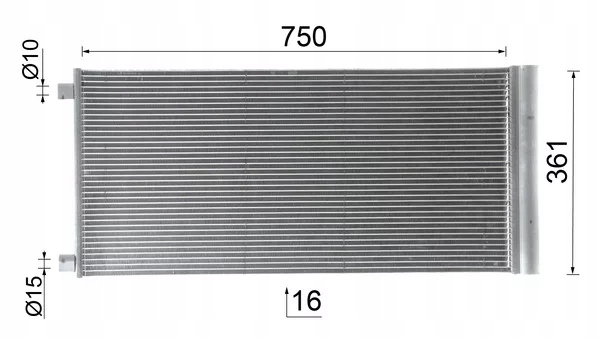 MAHLE AC 1124 000P DÉSHYDRATEUR CLIMATISATION