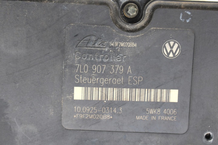 VW TOUAREG POMPE ABS 7L0614111B 7L0907379A 7L0614111C 7L0614111D 7L0614111E