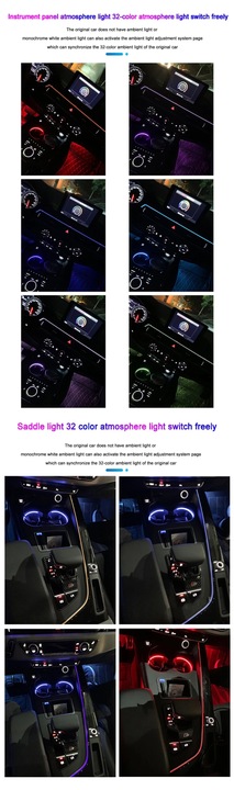 ILUMINACIÓN OTOCZENIA INTERIOR COCHE PARA AUDI A4 S4 A5 S5 B9 2017-2021 CENTRUM 