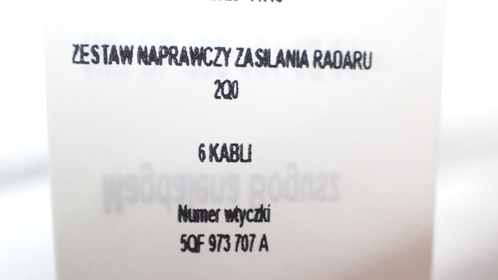 RADAR ACC 2Q0907561H NEUF GROUPE VW AUDI SEAT SKODA KIT RÉPARATION