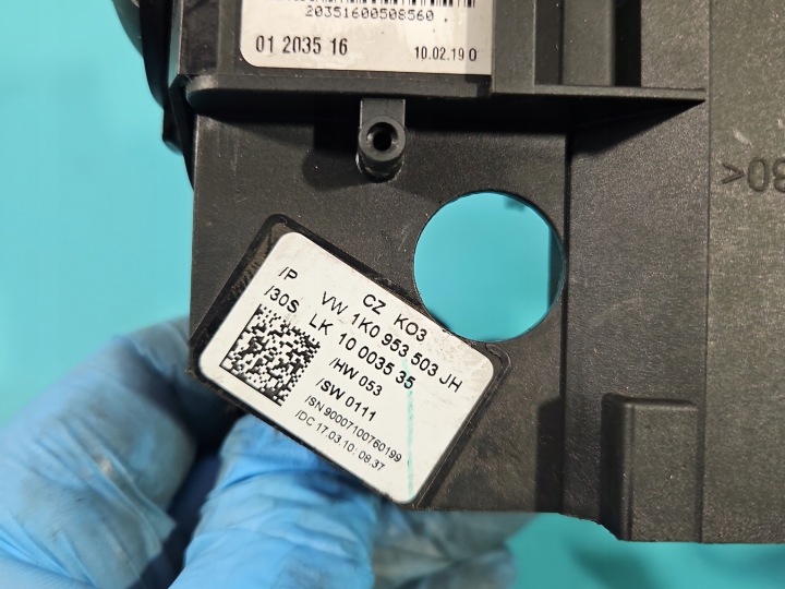 COMMUTATEUR COMPOSITE VW GOLF VI 1K0953519J 1K0953503JH