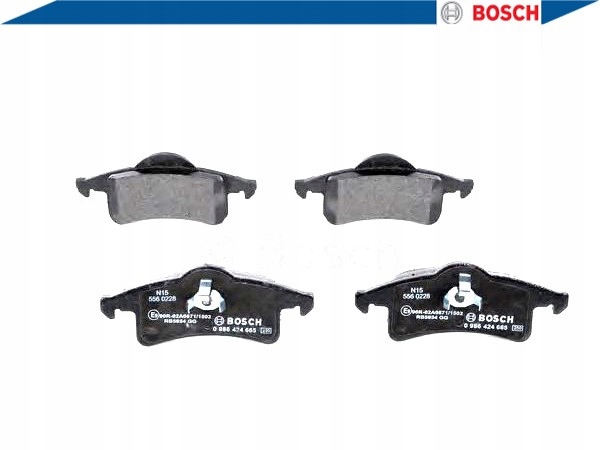 SABOTS DE FREIN DE FREIN JEEP ARRIÈRE CHEROKEE BOSCH photo 3 - milautoparts-fr.ukrlive.com