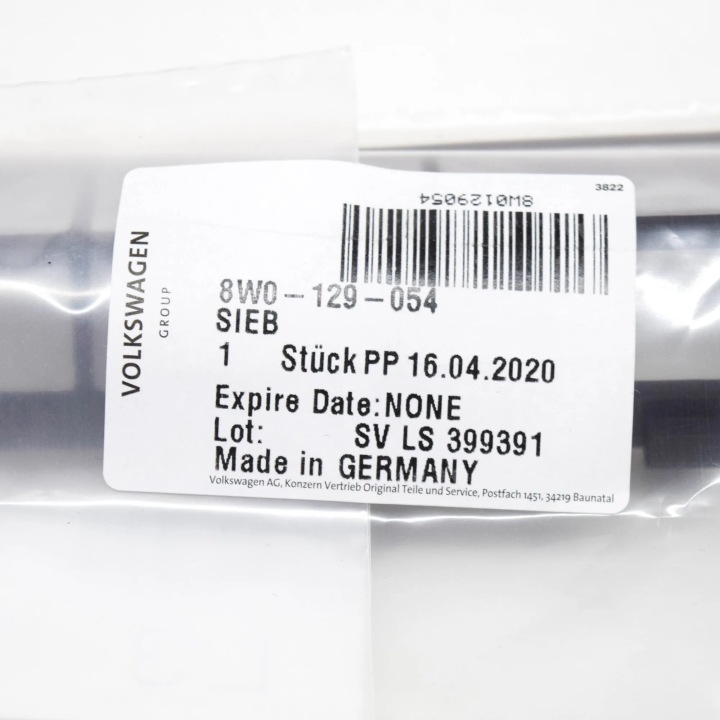 AUDI A4 B9 FILTRE FILTRE AIR 8W0129054 ORIGINE
