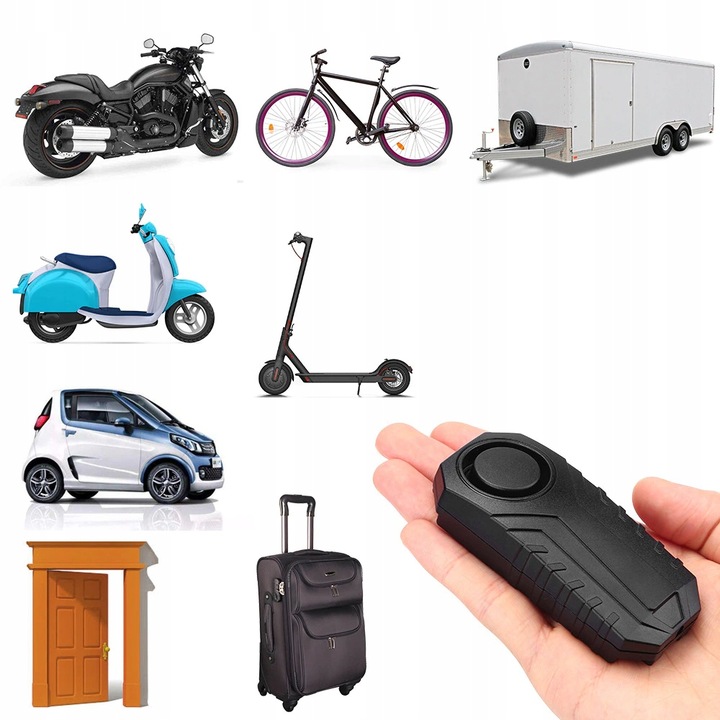 ALARM AL ACUMULADORES CONTROL REMOTO BEZPRZEWODOWY MOTOCICLETA QUAD 