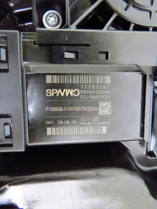 ÉLÉVATEUR MÉCANISME VITRES DROIT ARRIÈRE ARRIÈRE VOLVO S60 III 18-24