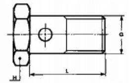 PERNO EXCESIVO DE REBOSE PRZELEWOWA M10X1,5 LARGA 