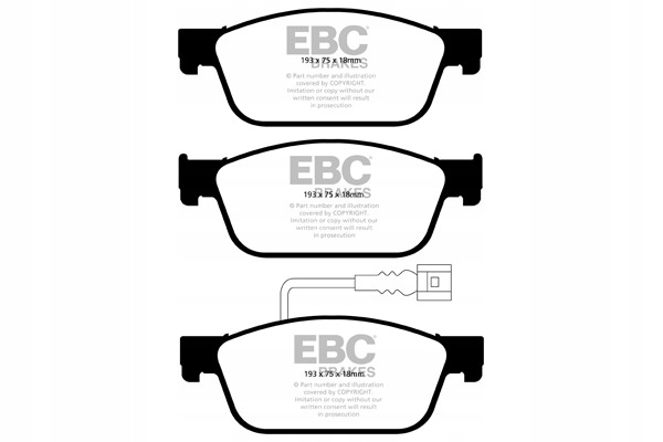 EBC DP42096R PADS VOLKSWAGEN CARAVELLE FRONT 