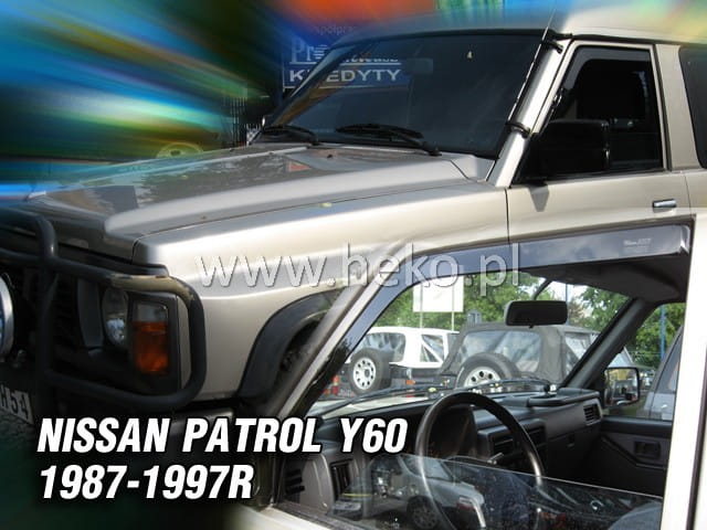 DEFLECTORES VENTANAS HEKO NISSAN PATROL Y60 3/5D 1987-1997 