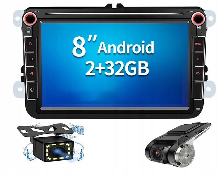 RADIO GPS ANDORID VW CADDY TOURAN TIGUAN EOS 32GB 