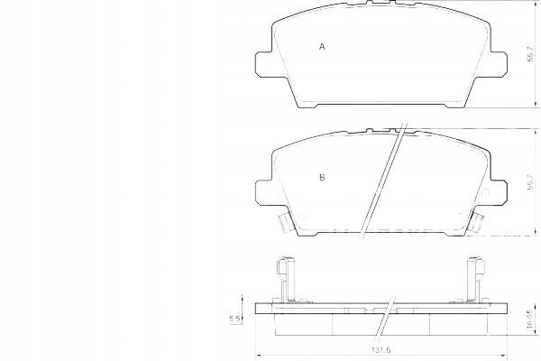 PLAQUETTES FREIN HONDA CIVIC VII 06-
